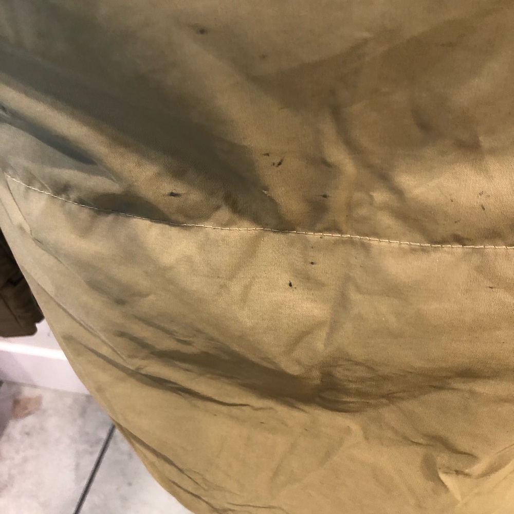 The North Face Size L vintage brown label down coat. Work condition small flaws - Picture 13 of 16
